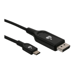 IOGEAR USB-C to DisplayPort 4K Cable, 6.6 Ft (2m) - 6.56 ft DisplayPort/USB A/V Cable - G2LU3CDP12