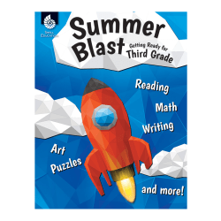 Shell Education Summer Blast Activity Book, Getting Ready For Grade 3