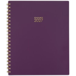 AT-A-GLANCE® Harmony 2027 Weekly Monthly Planner, Mulberry, Large, 8 1/2" x 11"
