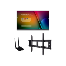 Viewsonic IFP6550-E1 - 65" ViewBoard 4K Ultra HD Interactive Flat Panel Bundle - 65" LCD - ARM Cortex A53 1.20 GHz - 2 GB - Infrared