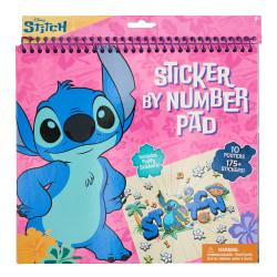 Innovative Designs Licensed Sticker by Number Pad, Disney Stitch, 10 Posters, 175+ Stickers, Quantity 1