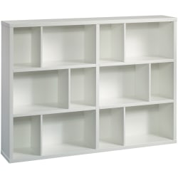 Sauder® Select 45"H 12-Cube Bookcase, Soft White