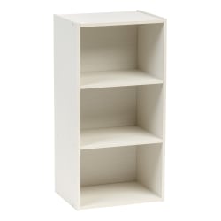 IRIS 3-Cube Modular Shelf Storage, 28-7/8"H x 14-7/16"W x 11-7/16"D, White