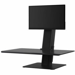 Humanscale QuickStand Eco - Mounting kit (single display desk mount, keyboard/mouse shelf, freestanding base) - - QSE2SMB