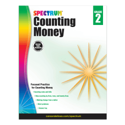 Spectrum® Counting Money Workbook, Grade 2