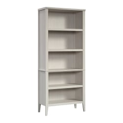 Sauder® Larkin Ledge 73"H 5-Shelf Open Bookcase, Glacier Oak