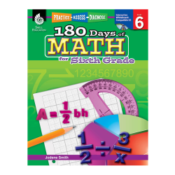 Shell Education 180 Days of Math Practice, Grade 6