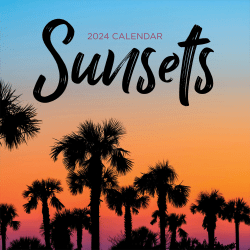 2024 TF Publishing Scenic Monthly Wall Calendar, 12" x 12", Sunsets, January To December 2024 , OD24-1040