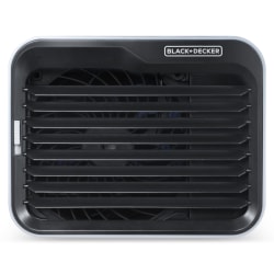 Black+Decker Desktop Evaporative Air Cooler, 5-15/16"H x 7-1/2"W x 6-1/4"D, Black