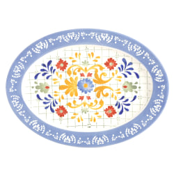 Gibson Laurie Gates Tierra Serving Platter, 13-13/16", Multicolor