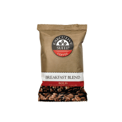 Executive Suite® Coffee Single-Serve Coffee Packets, Bold Roast, Breakfast Blend, 1.5 Oz, Carton Of 42