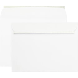 Quality Park Redi-strip Booklet Envelopes - Catalog - #9 1/2 - 9" Width x 12" Length - 28 lb - Peel & Seal - Wove - 100 / Box - White