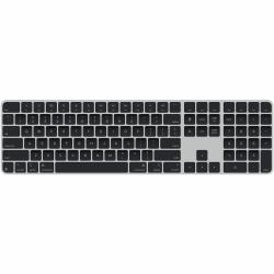 Apple Magic Keyboard - Wired/Wireless Connectivity - Bluetooth - USB Type C Interface - Multimedia Hot Key(s) - macOS 15.1 - English (US), MXK83LLA