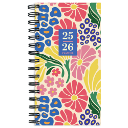 2025-2026 TF Publishing Academic Year Small Weekly/Monthly Planner, 3-1/2" x 6-1/2", Medley, July 2025 To June 2026, 7500