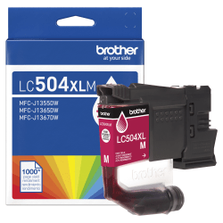 Brother LC504XLM Magenta High Yield Ink Cartridge