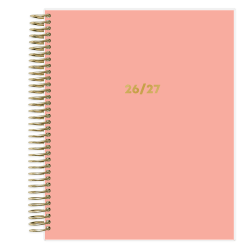 2026-2027 Blue Sky LiveWell™ 2-Year Monthly Planner, 7" x 9", Coral, January 2026 To December 2027, 153918