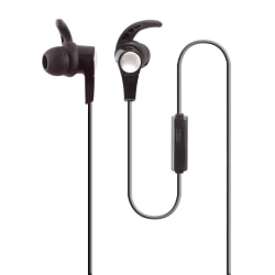 Ativa™ Hook Earbuds With Aux Connector, Black
