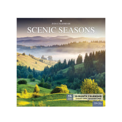 2026 Blue Sky Monthly Wall Calendar, 12" x 12", Scenic Seasons, January To December, 155229