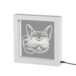 Adesso® Simplee Cool Dog LED Video Light Box, 9"H, White