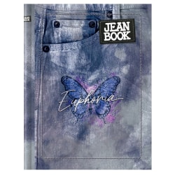 Norma Notebook, Jean, Durabook, 7-1/2" x 9-3/4", 100 Sheets, Multicolor, Total Qty 1