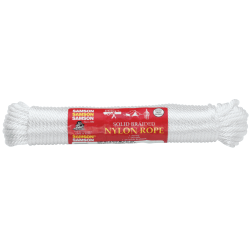 Samson® #6 Solid Braided Nylon Rope, 475 Ft , White