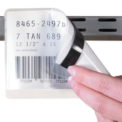 Partners Brand Magnetic Tape, 4" x 6", Black, Case Of 50