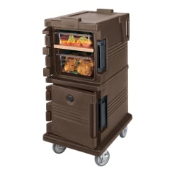 Cambro UPC600 Ultra Camcart Food Pan Cabinet, 45"H x 21-1/2"W x 27-1/8"D, Dark Brown