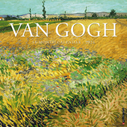 2024 Willow Creek Press Monthly Wall Calendar, 12" x 12", Van Gogh, January To December 2024