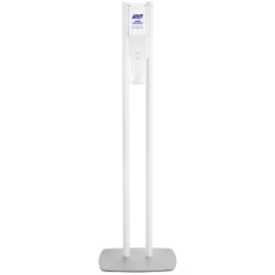 PURELL® ES10 Dispenser Touchless Floor Stand With Automatic Dispenser, White