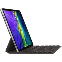 Apple Smart Keyboard Folio Keyboard/Cover Case (Folio) for 11" Apple iPad Pro Tablet - Black - English (US) Keyboard Localization