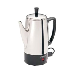 Presto 2822 Coffee Maker - 500 W - 6 Cup(s) - Multi-serve - Stainless Steel Body