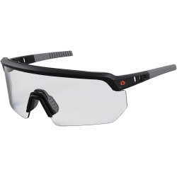 Ergodyne Safety Glasses, BK, Clear