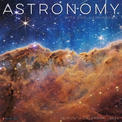 2024 Willow Creek Press Monthly Wall Calendar, 12" x 12", Astronomy, January To December 2024