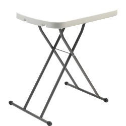 Iceberg IndestrucTable Small Space Personal Table, Platinum