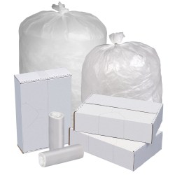 Highmark™ Linear Low Density Can Liners, 0.6-mil, 20 - 30 Gallons, 30" x 36", Clear, Box Of 250