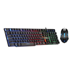 Argom Tech Combat Gaming Keyboard And Mouse Combo, Full Size, A00522