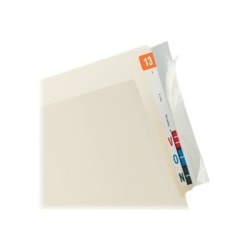 Tabbies Wrap-Around Folder End Tabs, Box Of 100 End Tabs