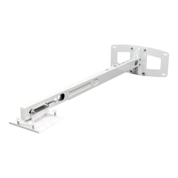 Optoma BM-3300ST - Mounting kit (wall plate, mount bracket, telescopic extension arm) - for projector - white - for Optoma EX305, TW610, TX610, W305, W306, X305, X306, ZW212, ZX212; EcoBright ZW212, ZX212
