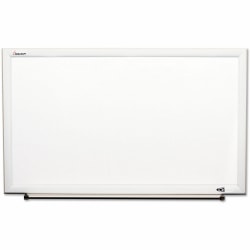 SKILCRAFT® Cube Magnetic DryErase Board - White Painted Steel Surface - White Satin Aluminum Frame - Magnetic - 1 Each