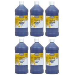Handy Art Little Masters Washable Tempera Paints, 32 Oz, Violet, Pack Of 6 Paints