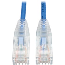 Tripp Lite 3ft Cat6 Gigabit Snagless Molded Slim UTP Patch Cable RJ45 M/M Blue 3' - First End: 1x R - N201S03BL