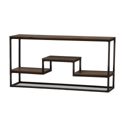 Baxton Studio Annika Console Table, Brown/Black