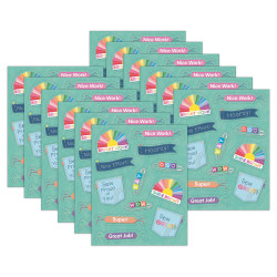 Carson Dellosa Education Motivational Stickers, Crafty and Cool Motivators, 72 Per Pack, Set Of 12 Packs