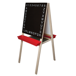 Flipside Crestline Child's Magnetic Easel, 44" x 19", Multicolor
