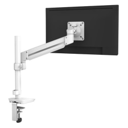 Fellowes SENA™ Series Base Mount Single Height Adjustment Monitor Arm For Monitors Up To 19.8 Lb, Silver