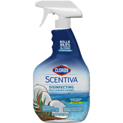 Clorox® Scentiva™ Multi-Surface Cleaner Spray, Pacific Breeze/Coconut Scent, 32 Oz Bottle