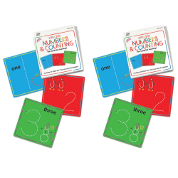 Wikki Stix Numbers And Counting Cards Sets, Pack Of 2 Sets
