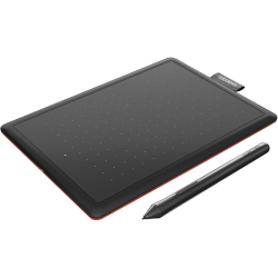 Wacom Small Pen Tablet - Graphics Tablet - 5.98" x 3.74" - 2540 lpi Cable - 2048 Pressure Level - Pen - PC, Mac, Chrome - Black, Red