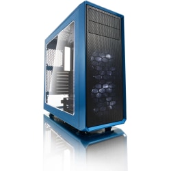Fractal Design Focus G Computer Case with Windowed Side Panel - Mid-tower - Petrol Blue - Steel - 5 x Bay - 2 x 4.72" x Fan(s) Installed - ATX, Micro ATX, ITX Motherboard Supported - 6 x Fan(s) Supported