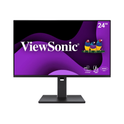 ViewSonic VG2458 24 Inch 1080p IPS Docking Monitor with Advanced Ergonomics, 100W USB C, 5-port USB Hub, HDMI, DisplayPort, and Daisy Chain